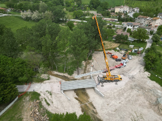 Nuovi ponti per il ripristino post alluvione a Serra Sant’Abbondio e Serra de’ Conti
